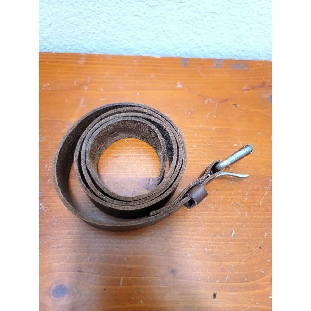 American Eagle Outfitters Brown Leather Belt With Metal Buckle‎ Size S